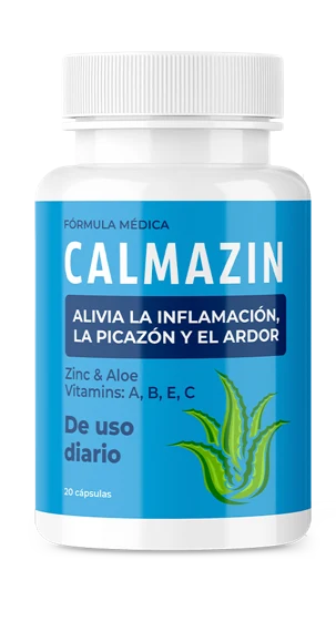 Caja de Calmazin con 20 cápsulas para hemorroides y salud venosa